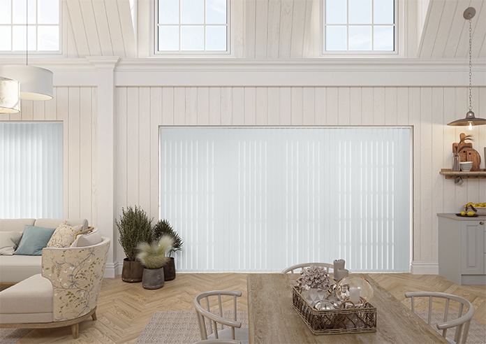 Trinity (FR Blackout), Silk White - Vertical Blind - Image 9